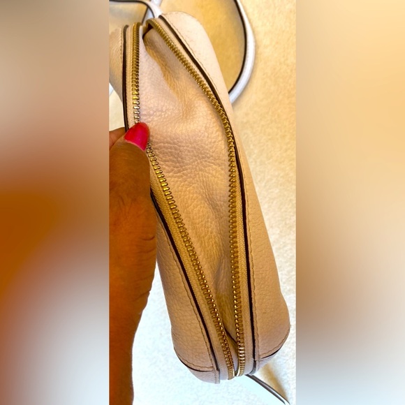 HENRI BENDLE White Leather Crossbody, EUC - Picture 9 of 11